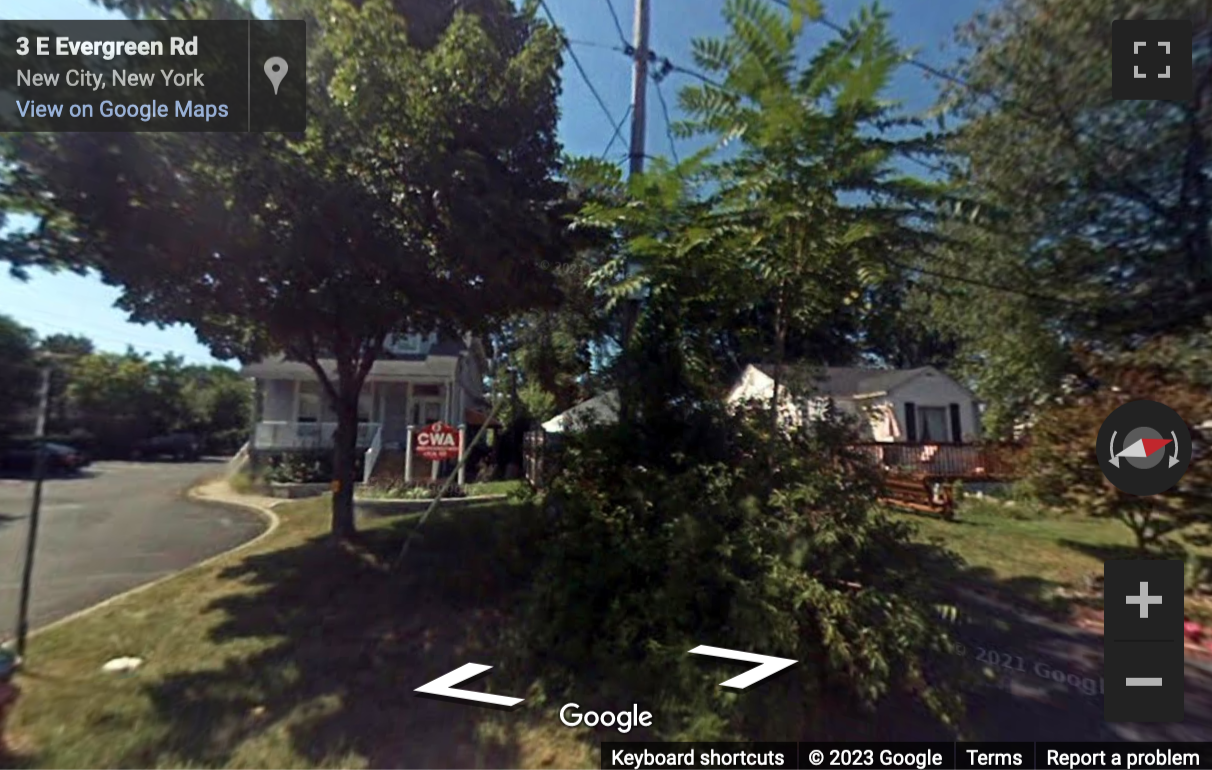 Street View image of 3 East Evergreen Road, New City, New York