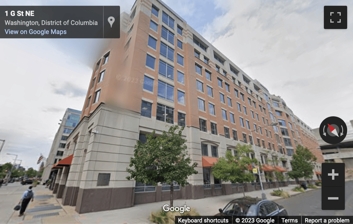 Street View image of 10 G Street NE, Suite 600, Washington DC