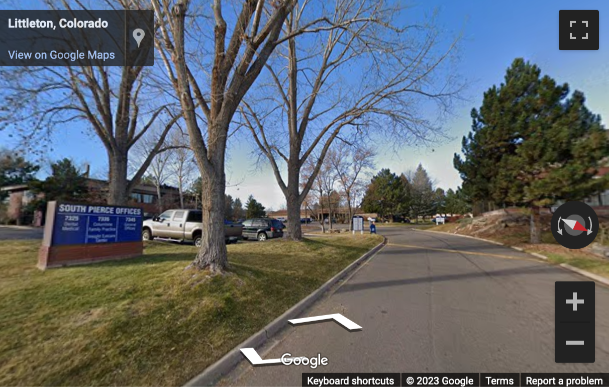 Street View image of 7345 S Pierce St, Littleton, Colorado