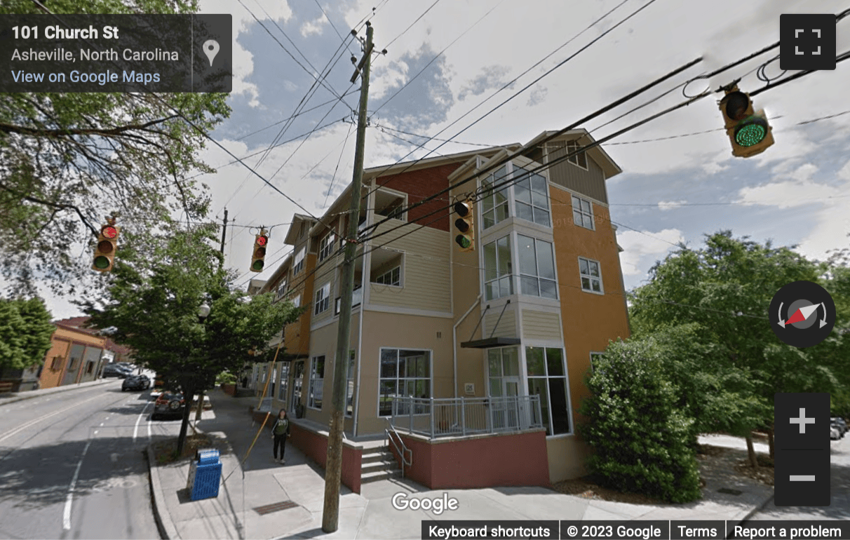 Street View image of 125 South Lexington Avenue, Suite 101, Asheville
