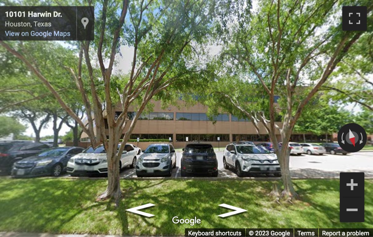 Street View image of 10101 Harwin Dr, Houston, Texas