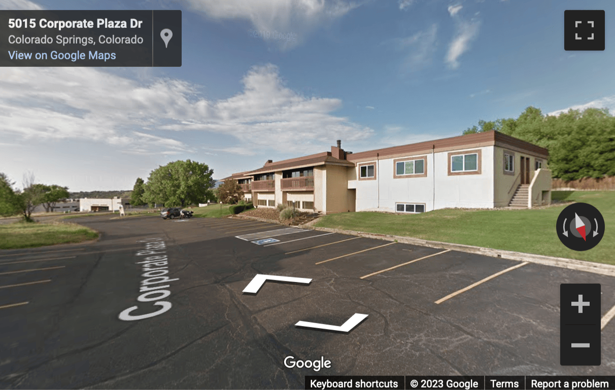 Street View image of 5040 Corporate Plaza Dr, Suite 7, Colorado Springs