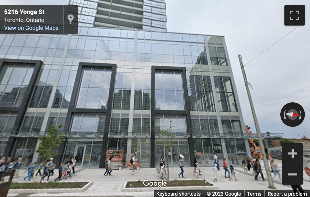 Street View image of 5200 Yonge Street, Toronto, ON, Ontario