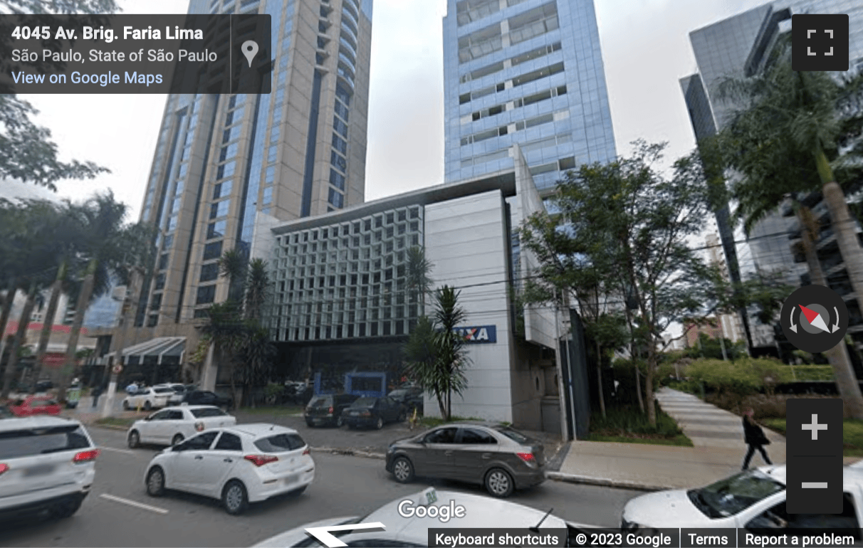 Street View image of Avenida Faria Lima 4055, Sao Paulo