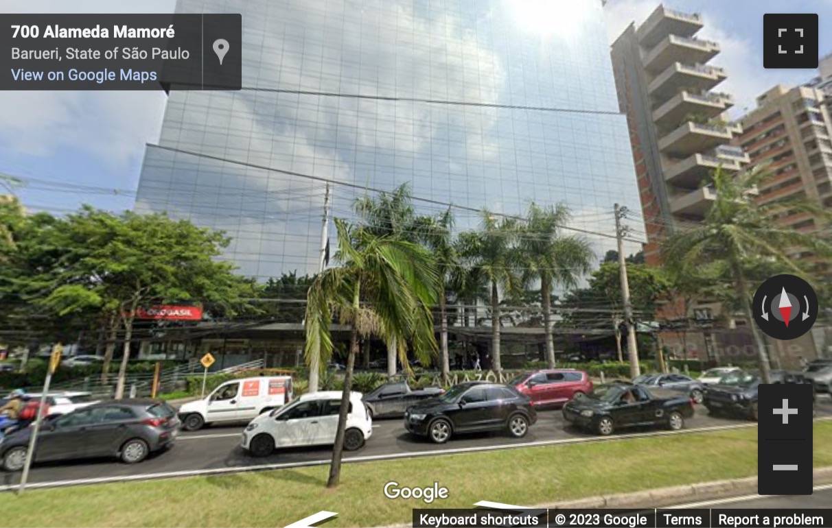 Street View image of Alameda Rio Negro 1477, Alphaville Industrial, Barueri, Sao Paulo