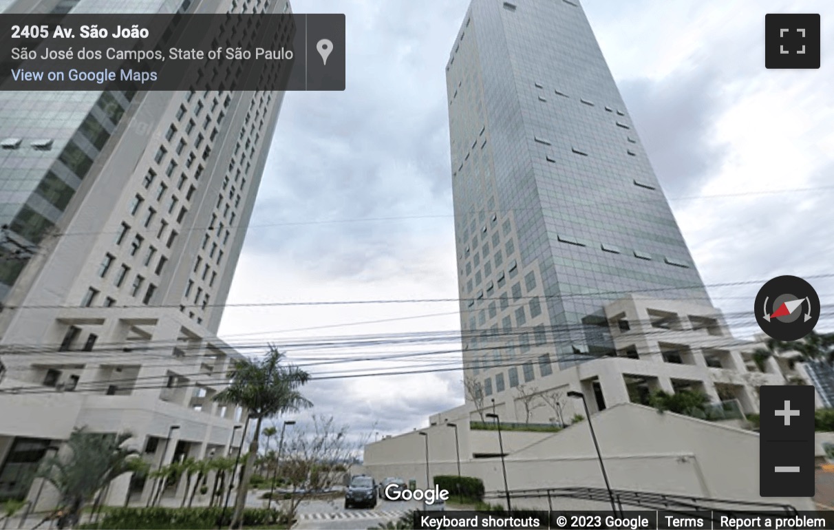 Street View image of Av. São João, 2405, Jardim das Colinas, São José dos Campos, Sao Paulo