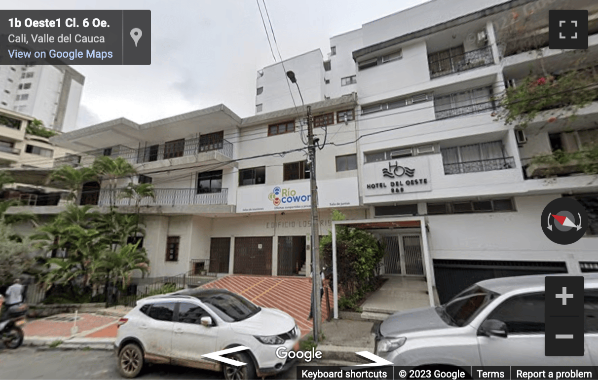 Street View image of Calle 6 Oeste N° 1C, 25, Cali, Valle del Cauca, Colombia