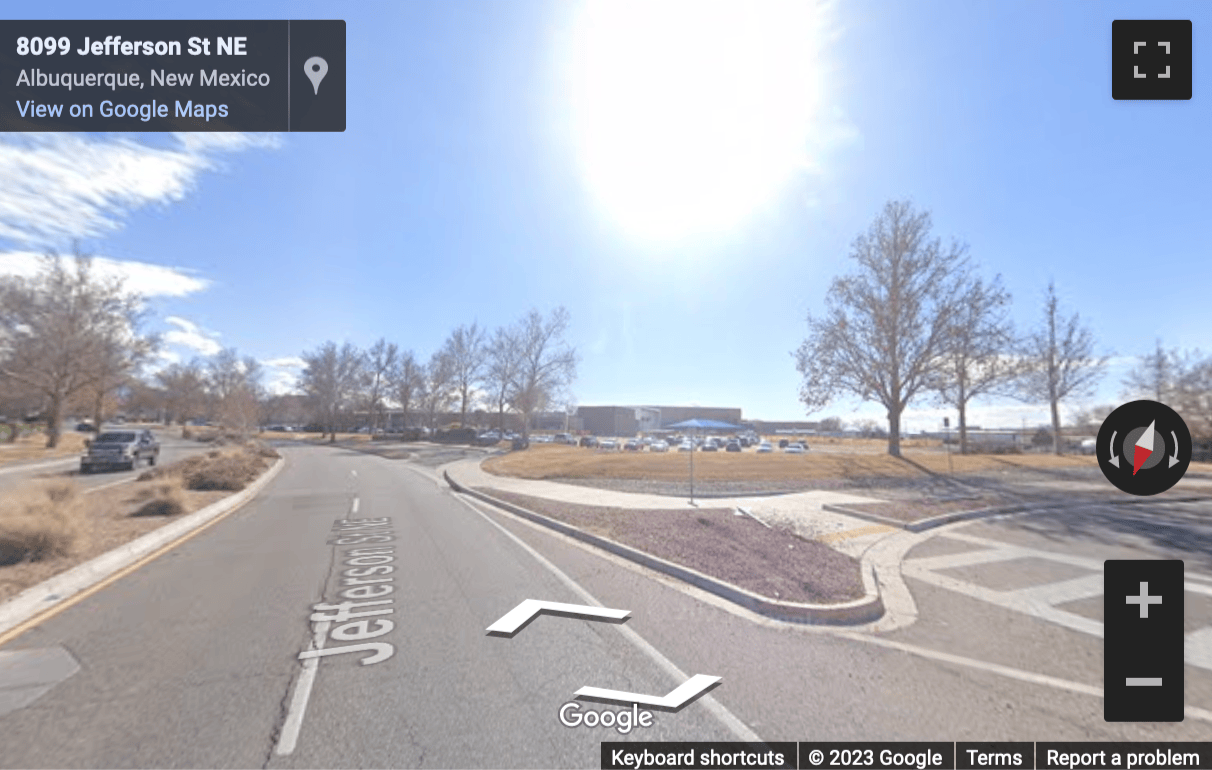 Street View image of 4801 Lang Avenue, Suite 110, Albuquerque, New Mexico