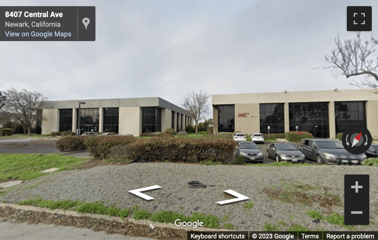 Street View image of 8407 Central Avenue, 2nd Floor, Newark (California)