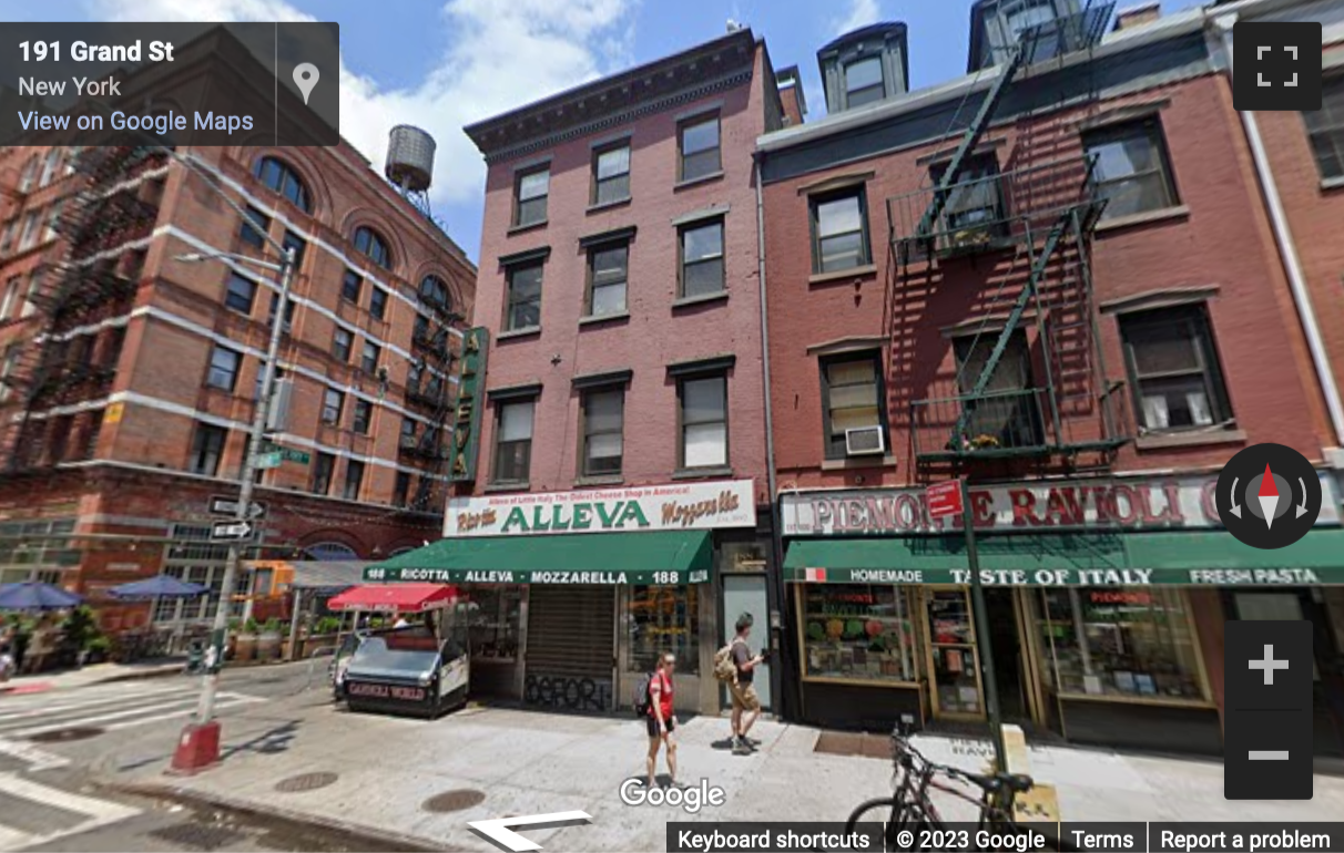 Street View image of 188 Grand Street, 2nd & 3rd Floor, New York City