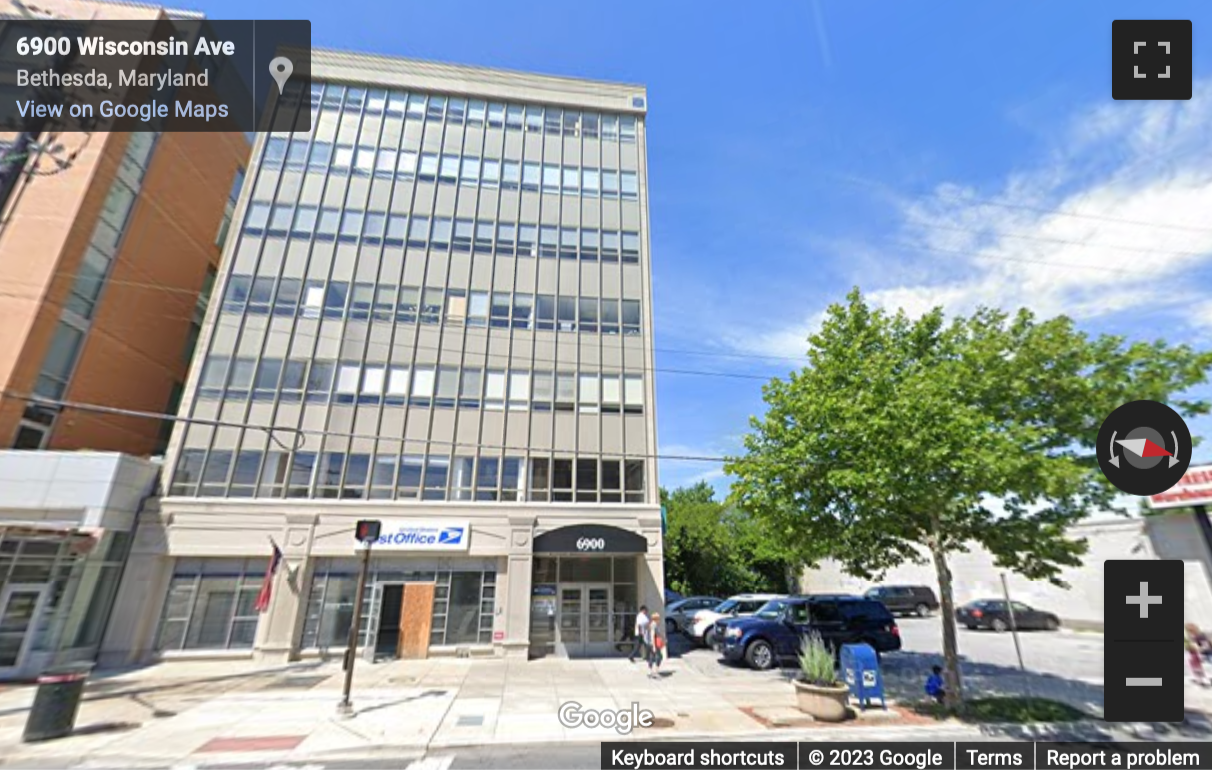 Street View image of 6900 Wisconsin Avenue, Suite 200, Bethesda, Maryland