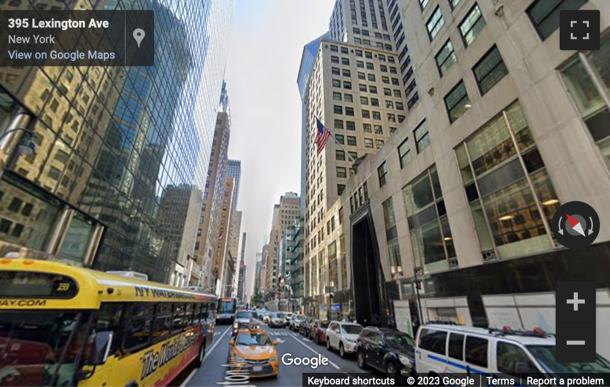 Street View image of 405 Lexington Avenue, 26th Floor, New York City