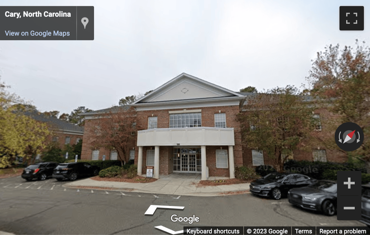 Street View image of 120 Preston Executive Drive, Cary, North Carolina