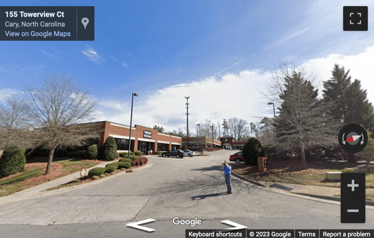 Street View image of 140 Towerview Court, Cary, North Carolina