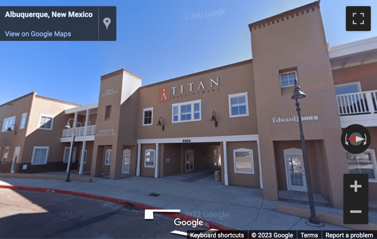 Street View image of 6300 Riverside Plaza NW, Ste 100, Albuquerque, New Mexico
