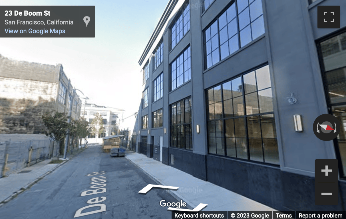 Street View image of 274 Brannan St, 5th Floor, San Francisco, California