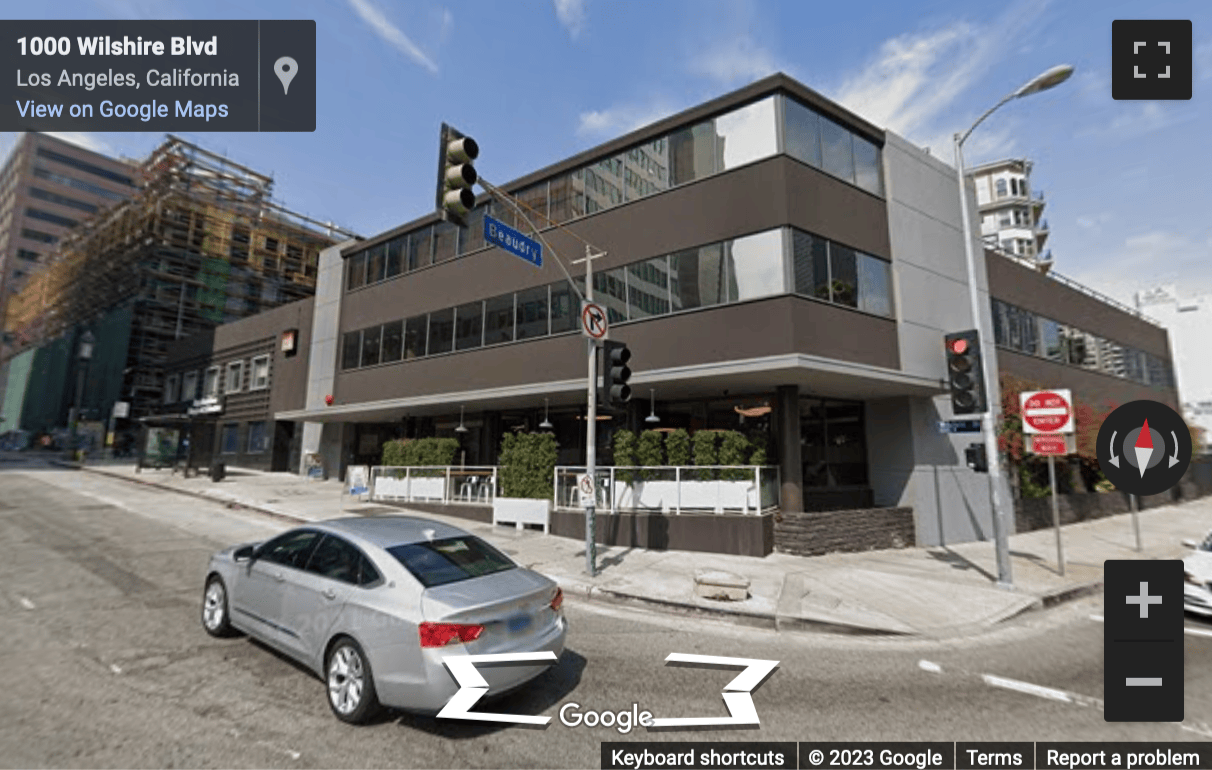 Street View image of 1001 Wilshire Boulevard, First Floor, Los Angeles, California
