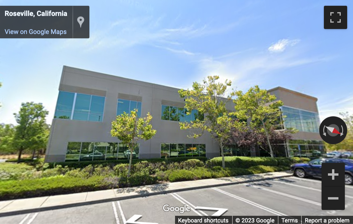 Street View image of 101 Creekside Ridge Court, Suite 210, Roseville, California