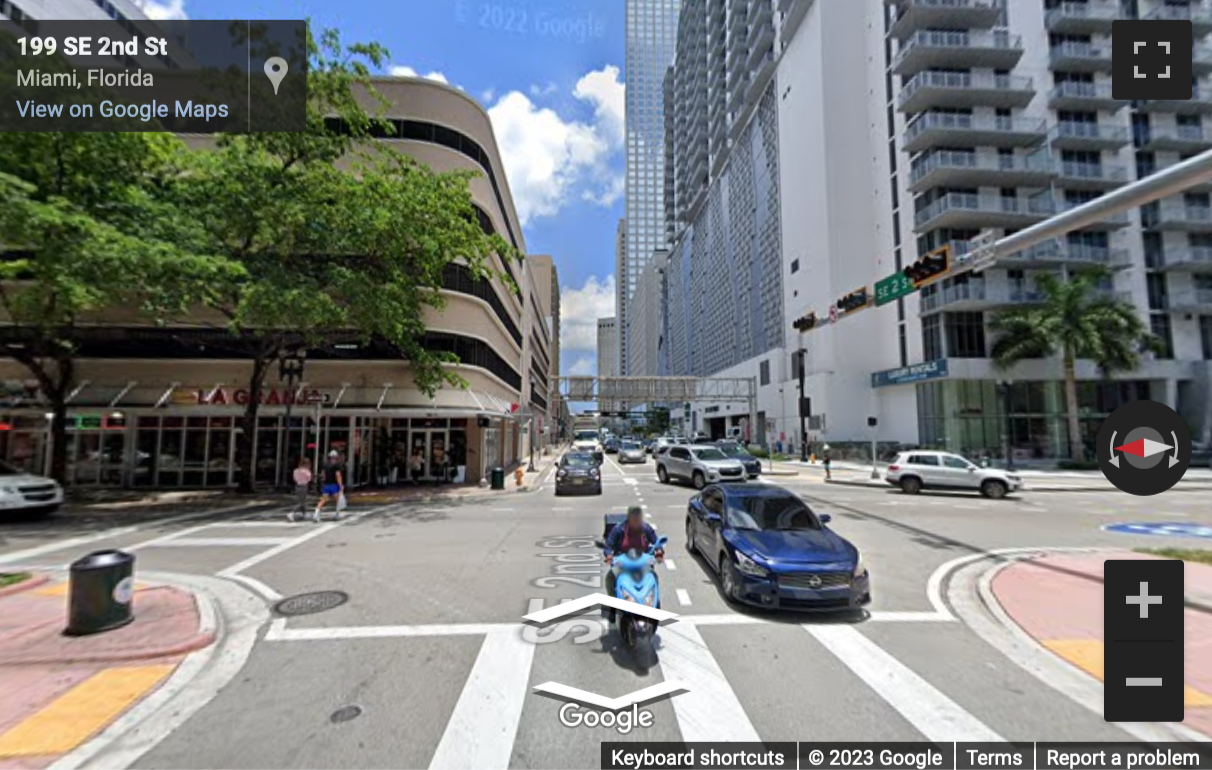 Street View image of 200 South Biscayne Boulevard, Miami, Florida