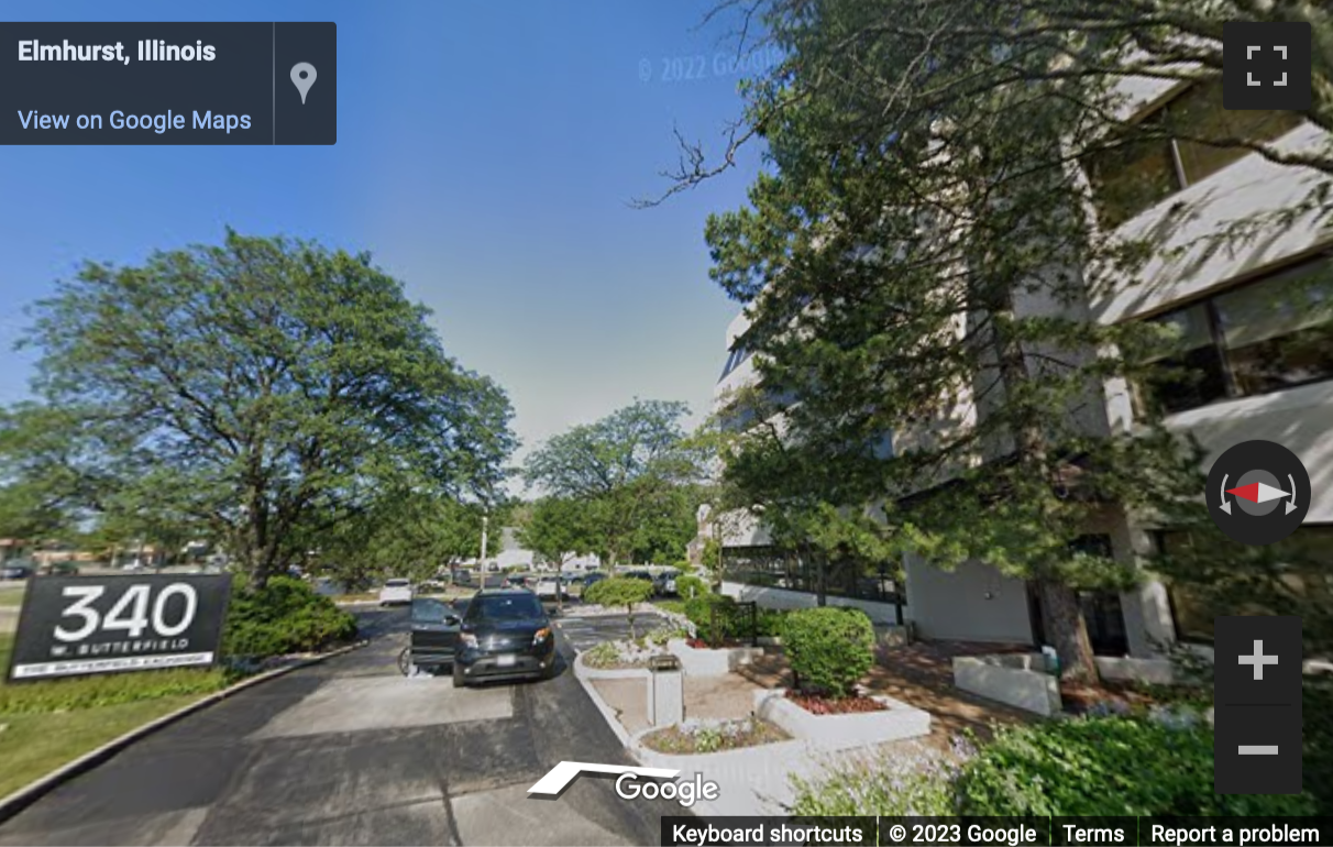 Street View image of 340 W Butterfield Road, Ste 4B, Oak Brook, Illinois