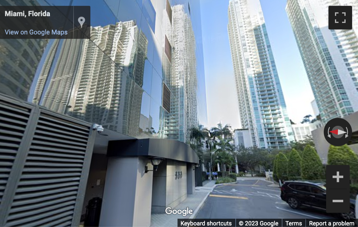 Street View image of 800 Brickell Avenue, 4th Floor, Miami, Florida