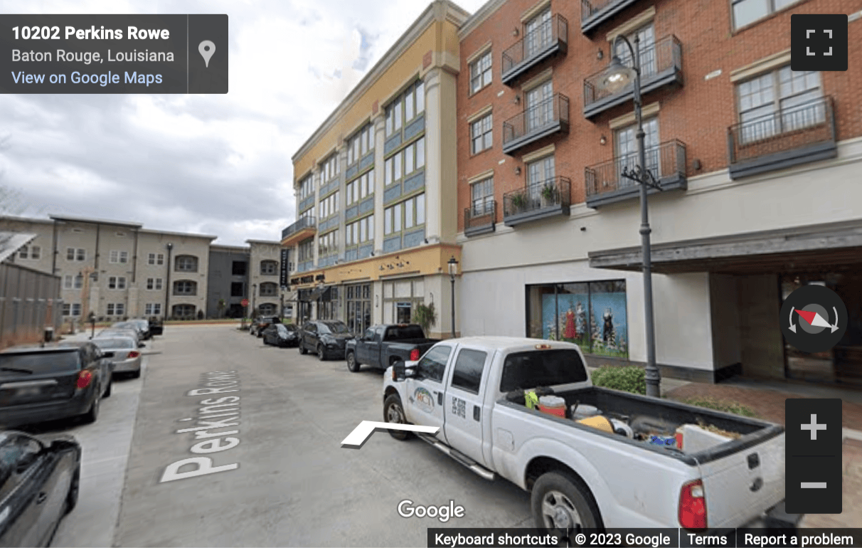 Street View image of 10202 Perkins Rowe, Baton Rouge, Louisiana