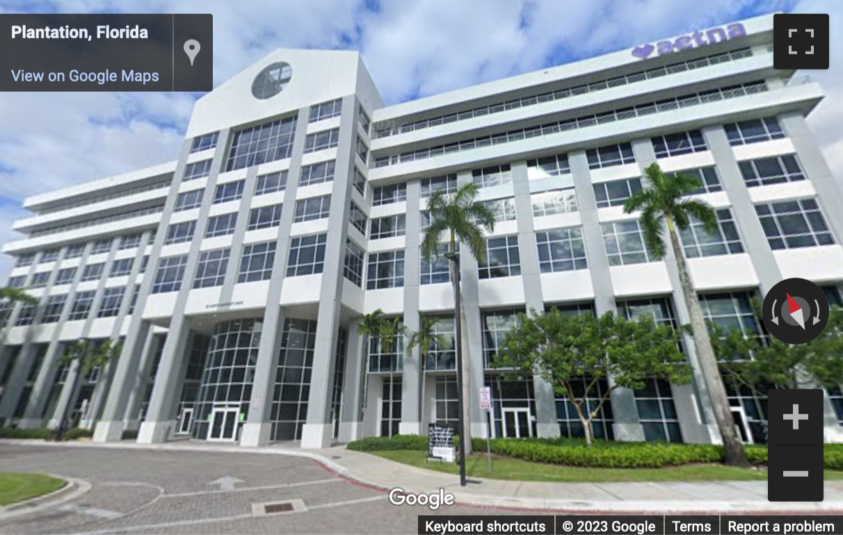 Street View image of 261 N University Drive, Suite 500, Plantation, Florida