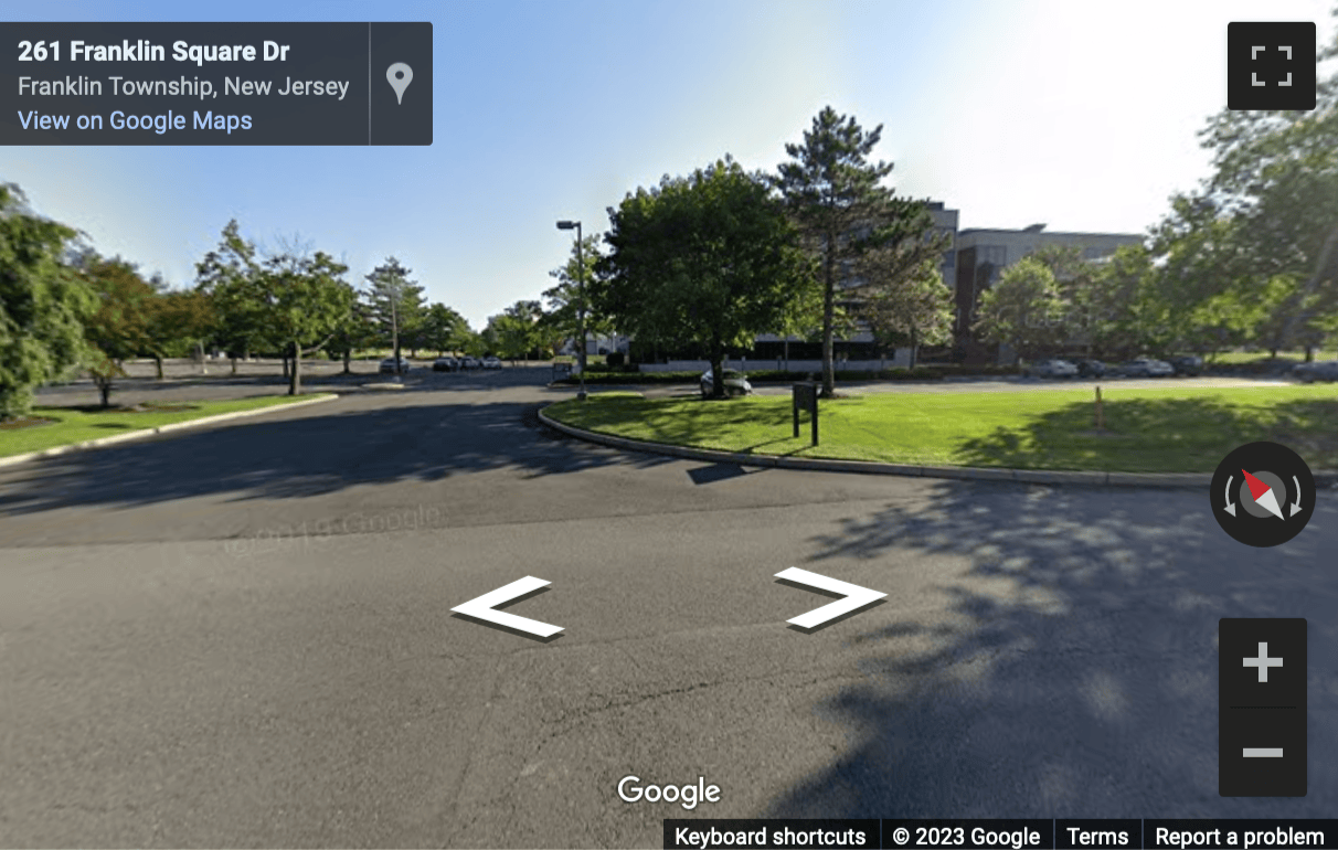 Street View image of 100 Franklin Square Dr, Suite 400, Somerset, New Jersey
