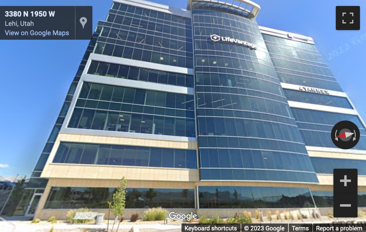 Street View image of Traverse Ridge Center III, 3300 N Triumph Blvd, Lehi, Utah