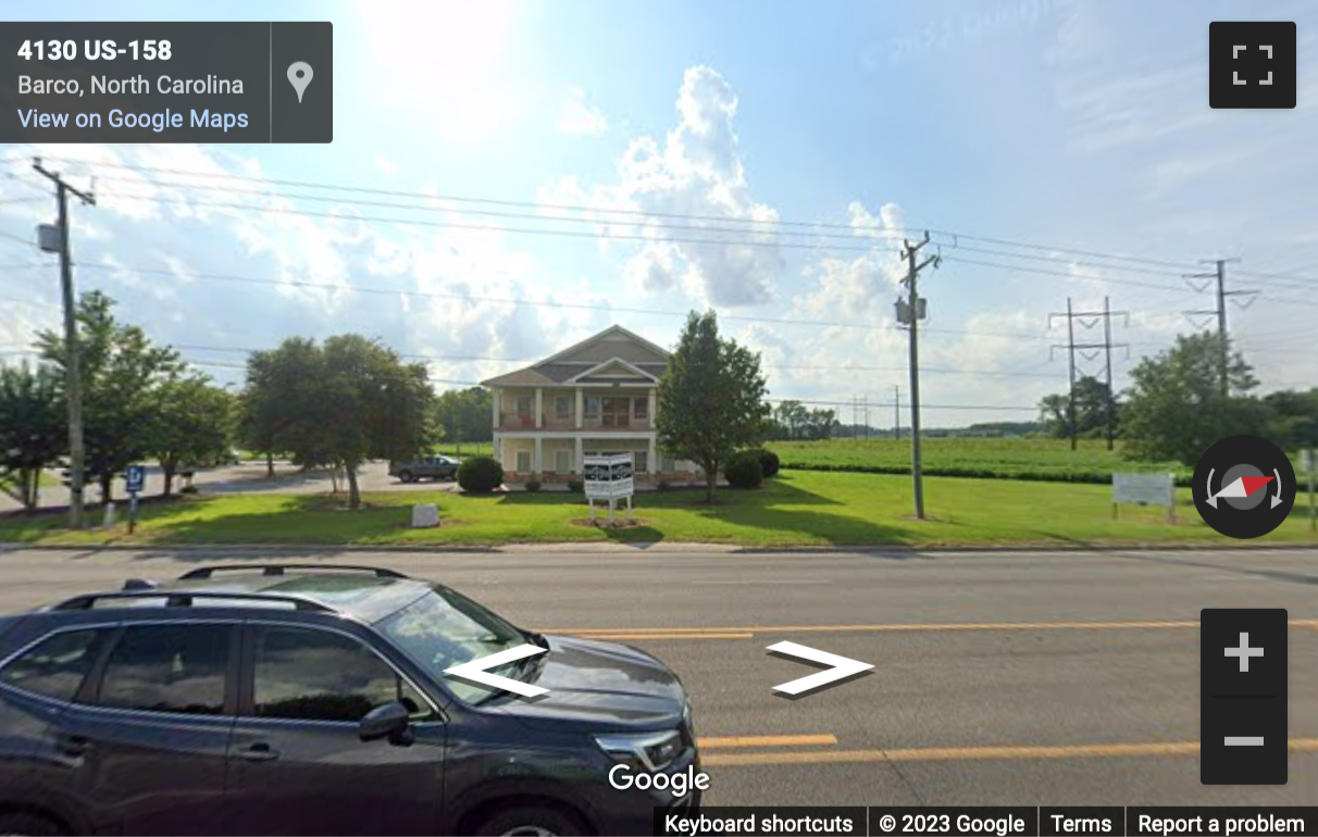 Street View image of 4130 Caratoke Highway, Suite B, Barco, North Carolina