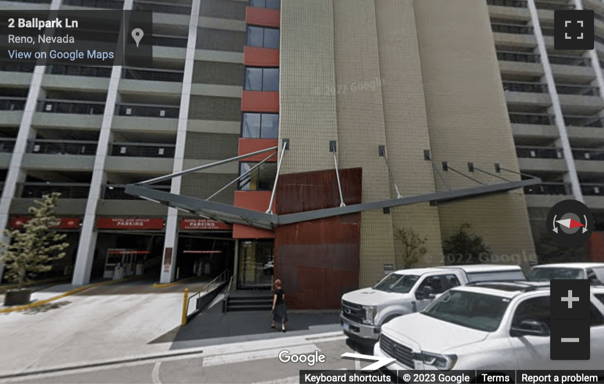 Street View image of 300 E. Second Street, Suite 1510, Reno, Nevada