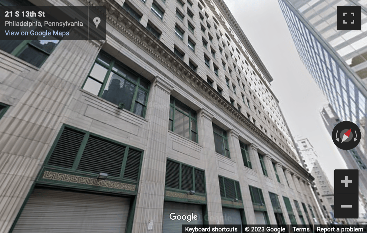 Street View image of 100 East Penn Square, 4th Floor, Philadelphia, Pennsylvania