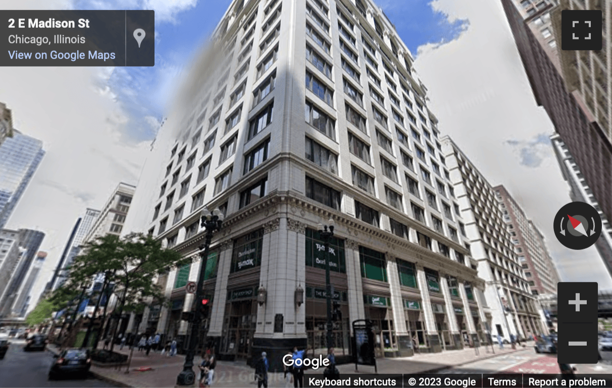 Street View image of 1 North State Street, 15th Floor, Chicago, Illinois