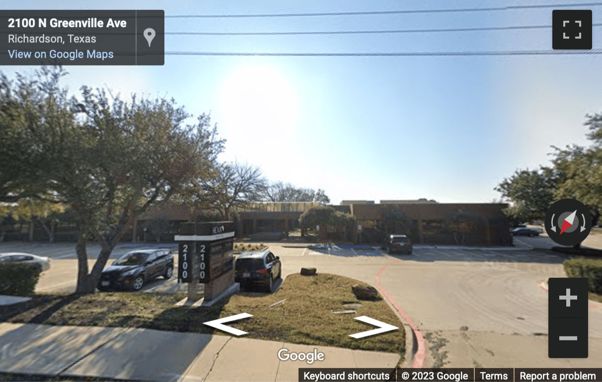 Street View image of 2100 N Greenville Avenue, Richardson, TX, Texas
