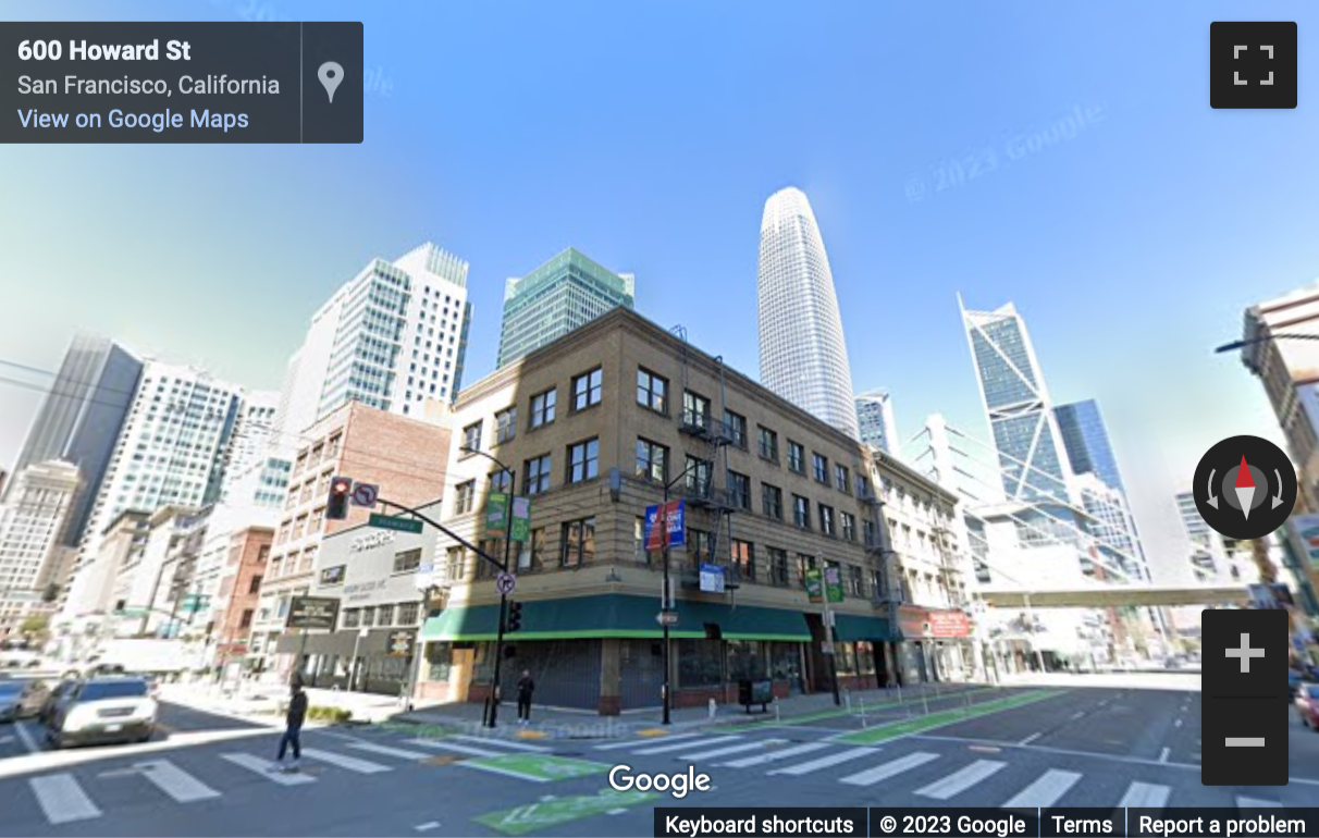 Street View image of 181 2nd street, San Francisco, California
