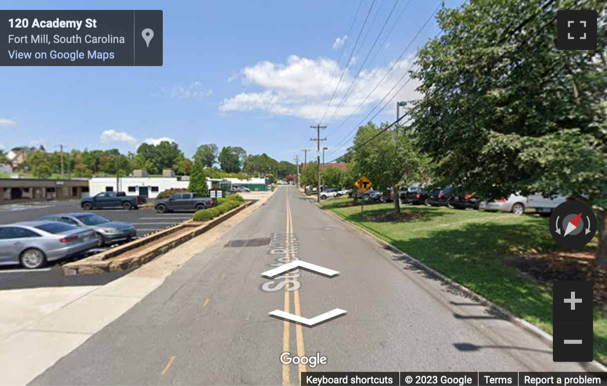 Street View image of 120 Academy St, Fort Mill, South Carolina