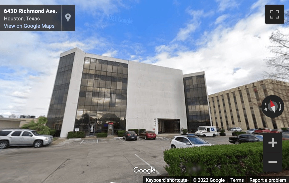 Street View image of 6430 Richmond Avenue, Houston, Texas