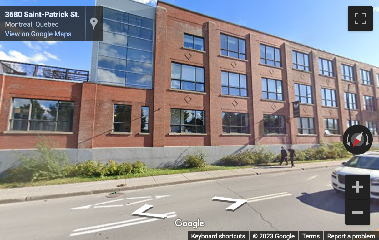 Street View image of 3700 Saint Patrick Street, Suite 216, Montreal, Quebec