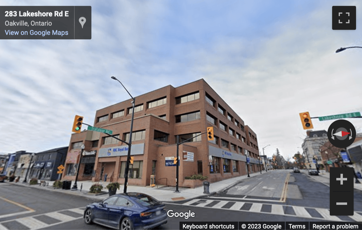 Street View image of 277 Lakeshore Road East, Suite 408, Oakville, Ontario