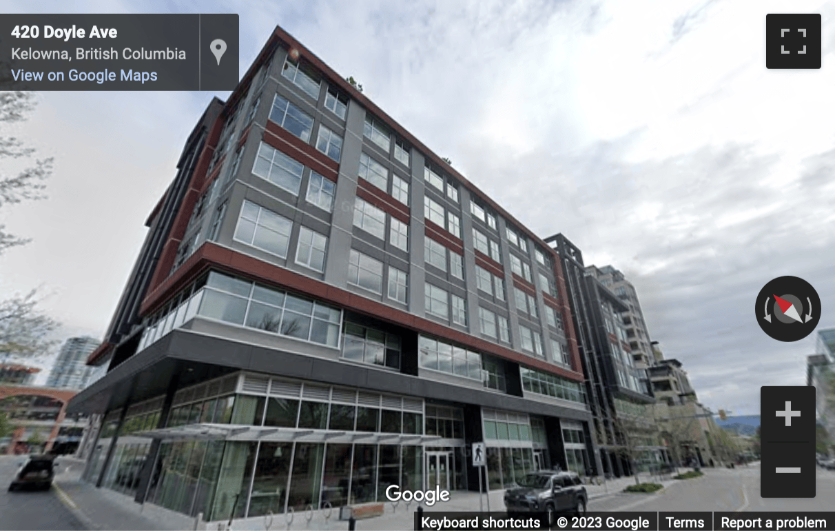 Street View image of 460 Doyle Avenue, Unit 106, Kelowna, British Columbia