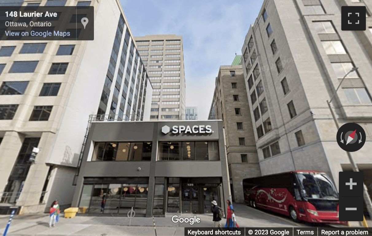 Street View image of 135 Laurier Ave W, Ottawa, Ontario