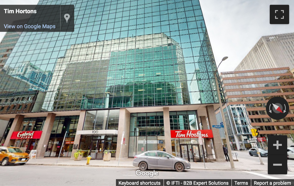 Street View image of 100 Metcalfe Street, Suite 200, Ottawa, Ontario