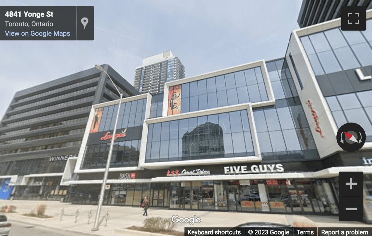 Street View image of 2 Sheppard Avenue E. 20th Floor, Toronto, Ontario