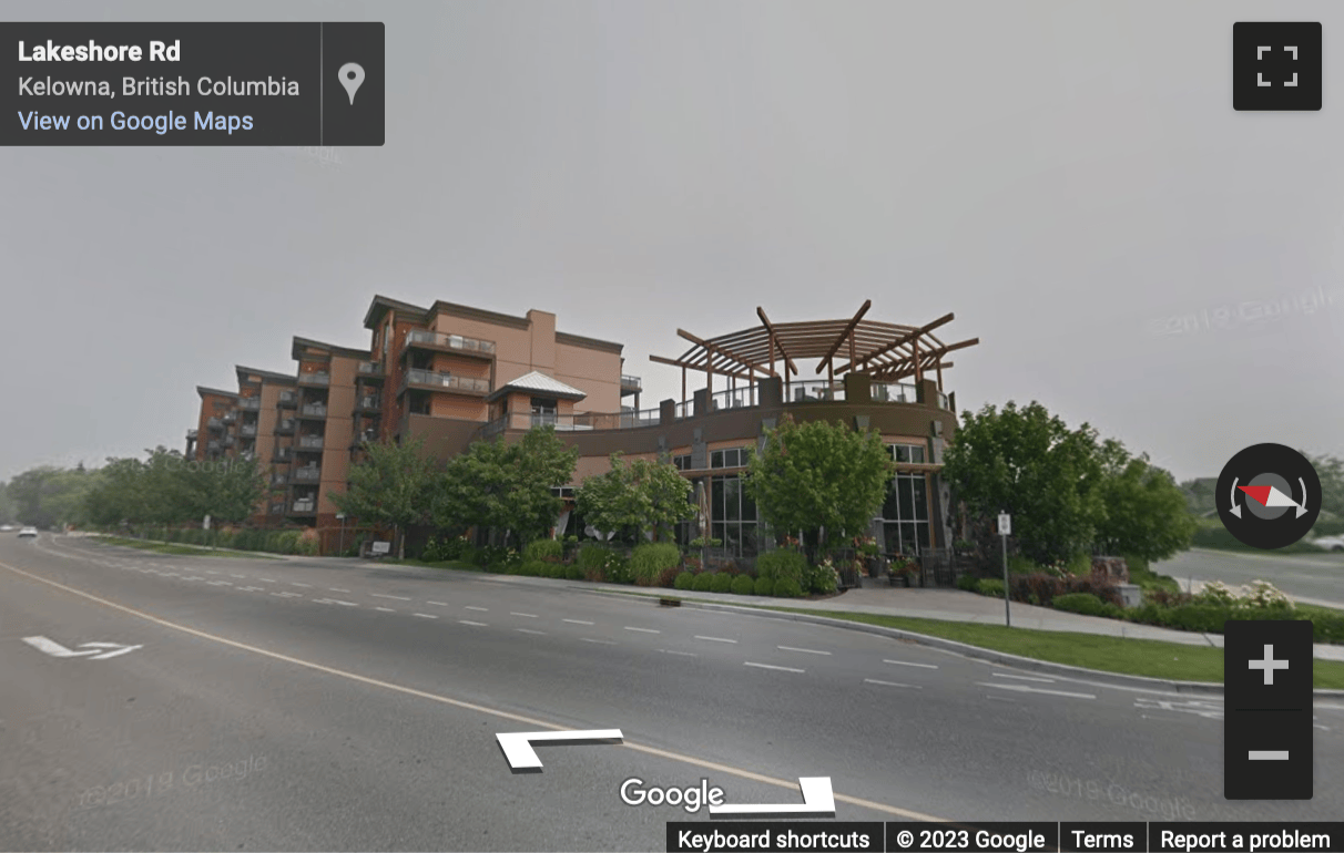 Street View image of 3799 Lakeshore Rd, Kelowna, BC, British Columbia