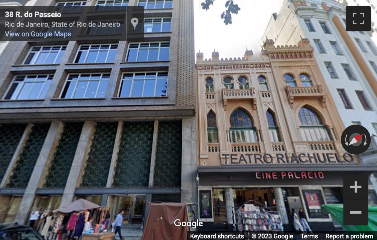 Street View image of Rua do Passeio, 38, Torre 2, 15º andar, Rio de Janeiro