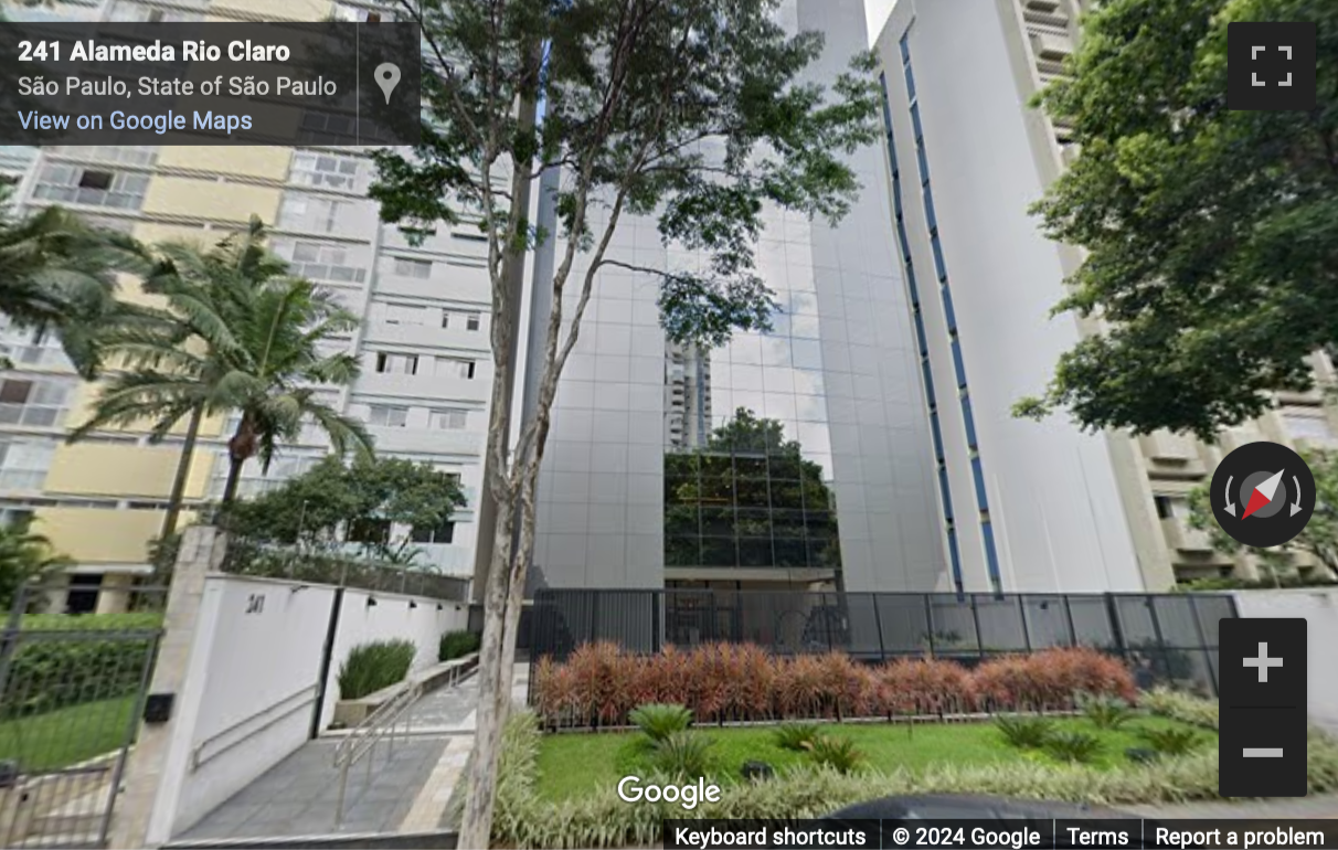 Street View image of Alameda Rio Claro 241, Bela Vista, Sao Paulo