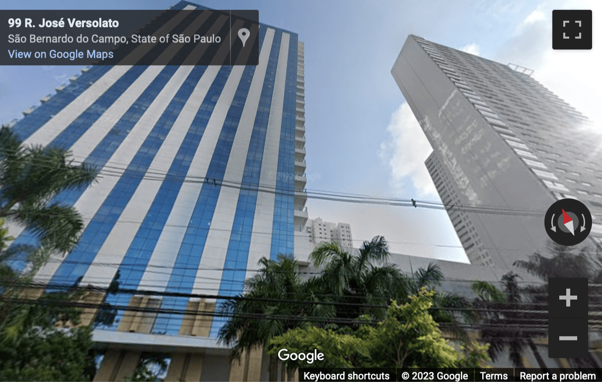 Street View image of 101, José Versolato Avenue, 12th Floor, Sao Paulo