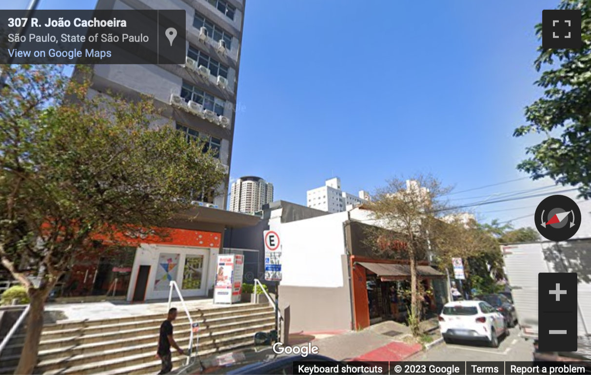Street View image of Rua Jesuino Arruda, 797, Itaim Bibi, Sao Paulo