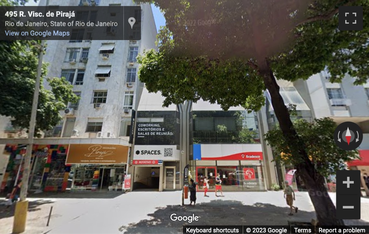 Street View image of Rua Visconde de Pirajá 495, Rio de Janeiro