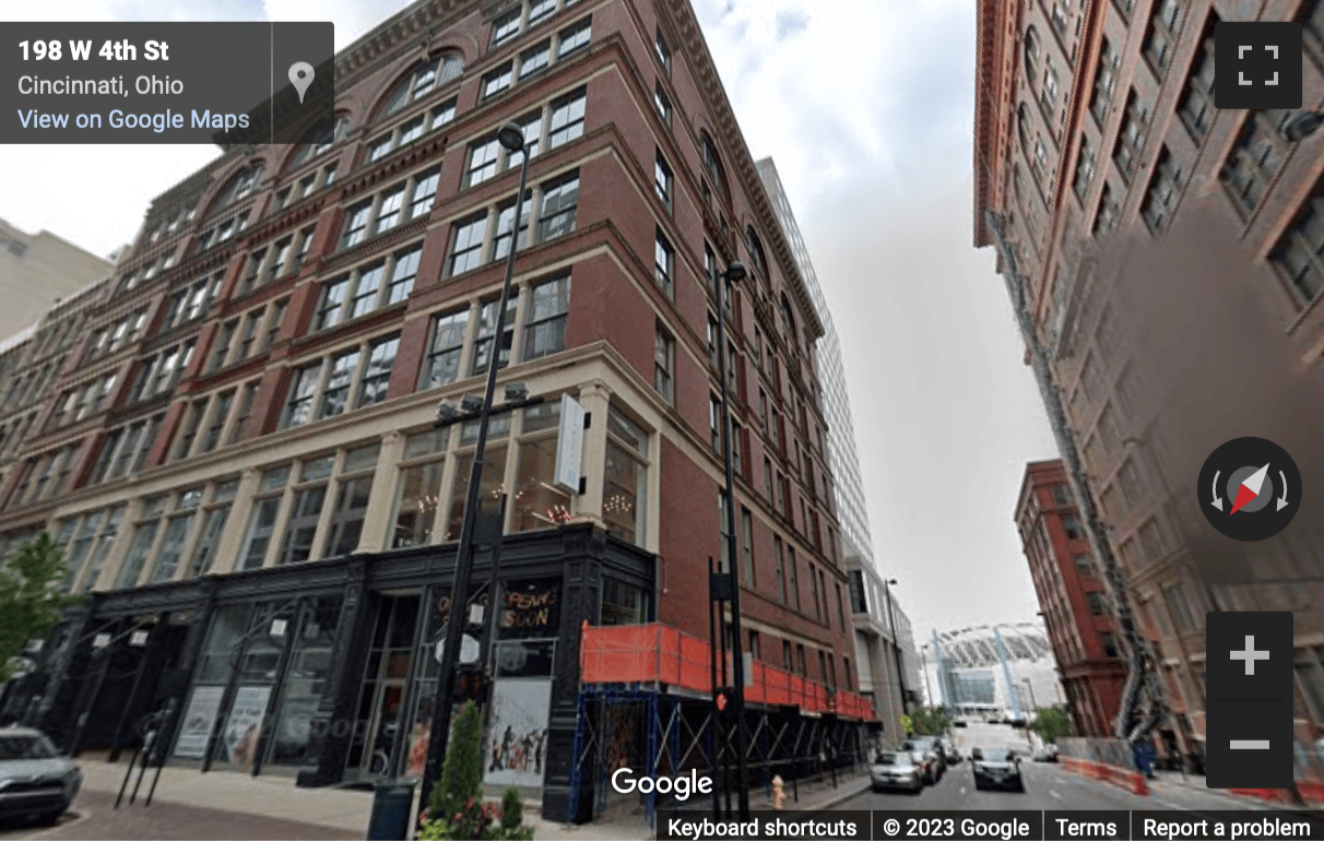 Street View image of Hooper Building, 151 West 4th Street, Cincinnati, Ohio
